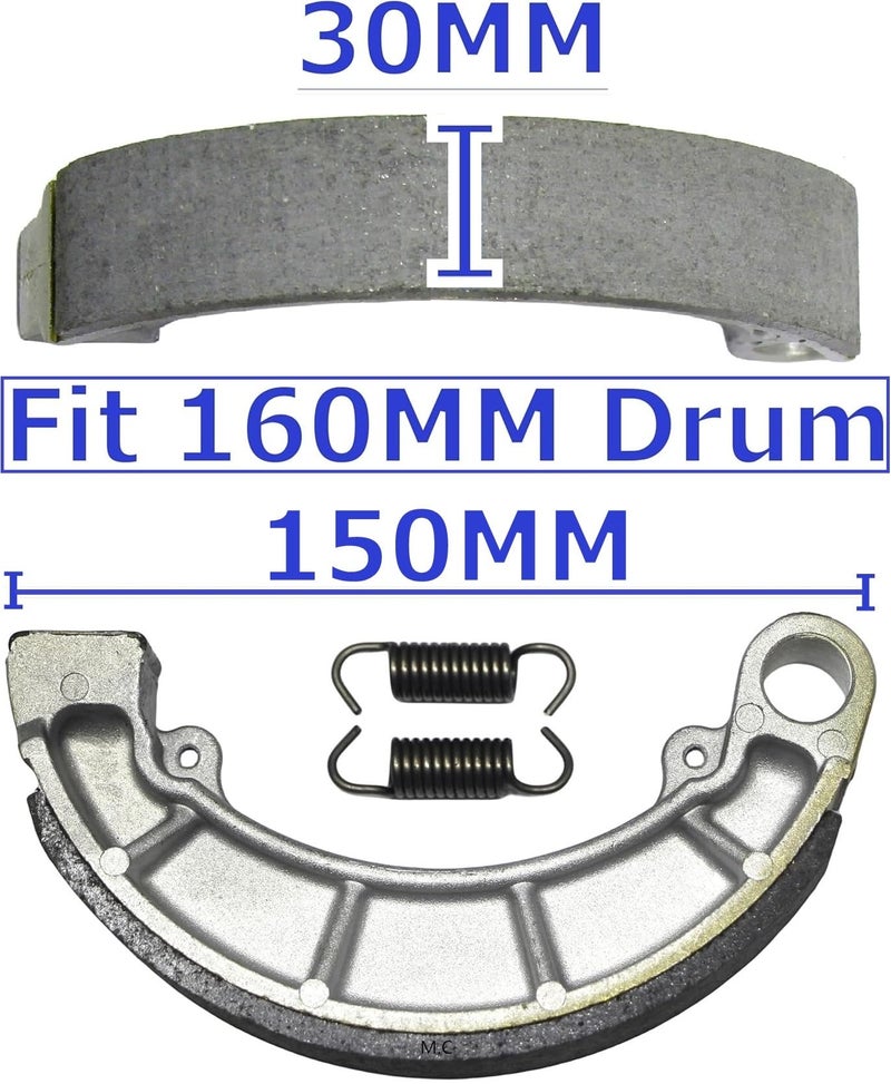 Master Chen Rear Brake Shoes Pads for Honda TRX 350 400 420 450 500 Fourtrax Foreman Rancher MC0374 - Image 4